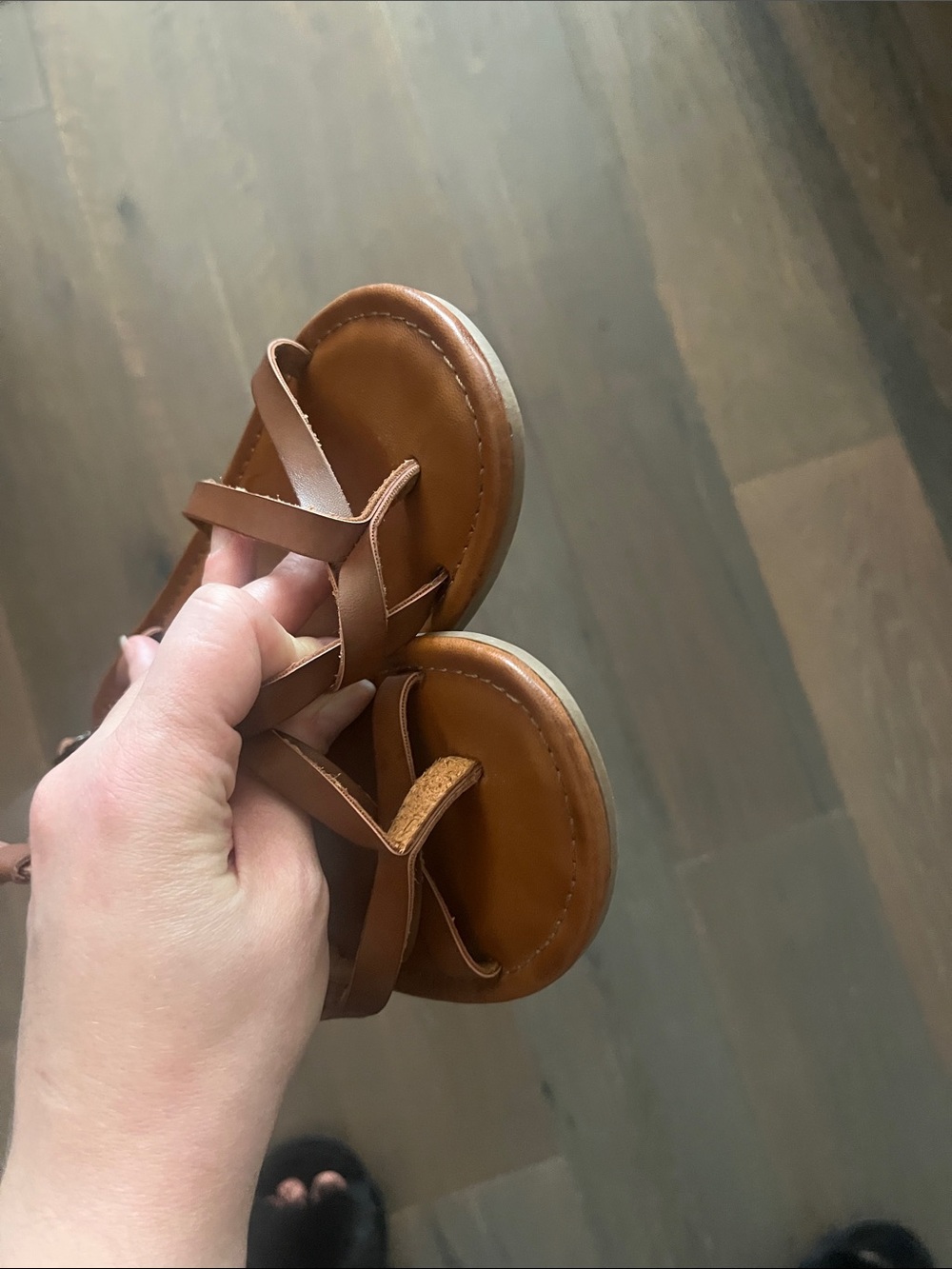 MIA Tan Strappy Sandals for Women - Picture 3 of 4